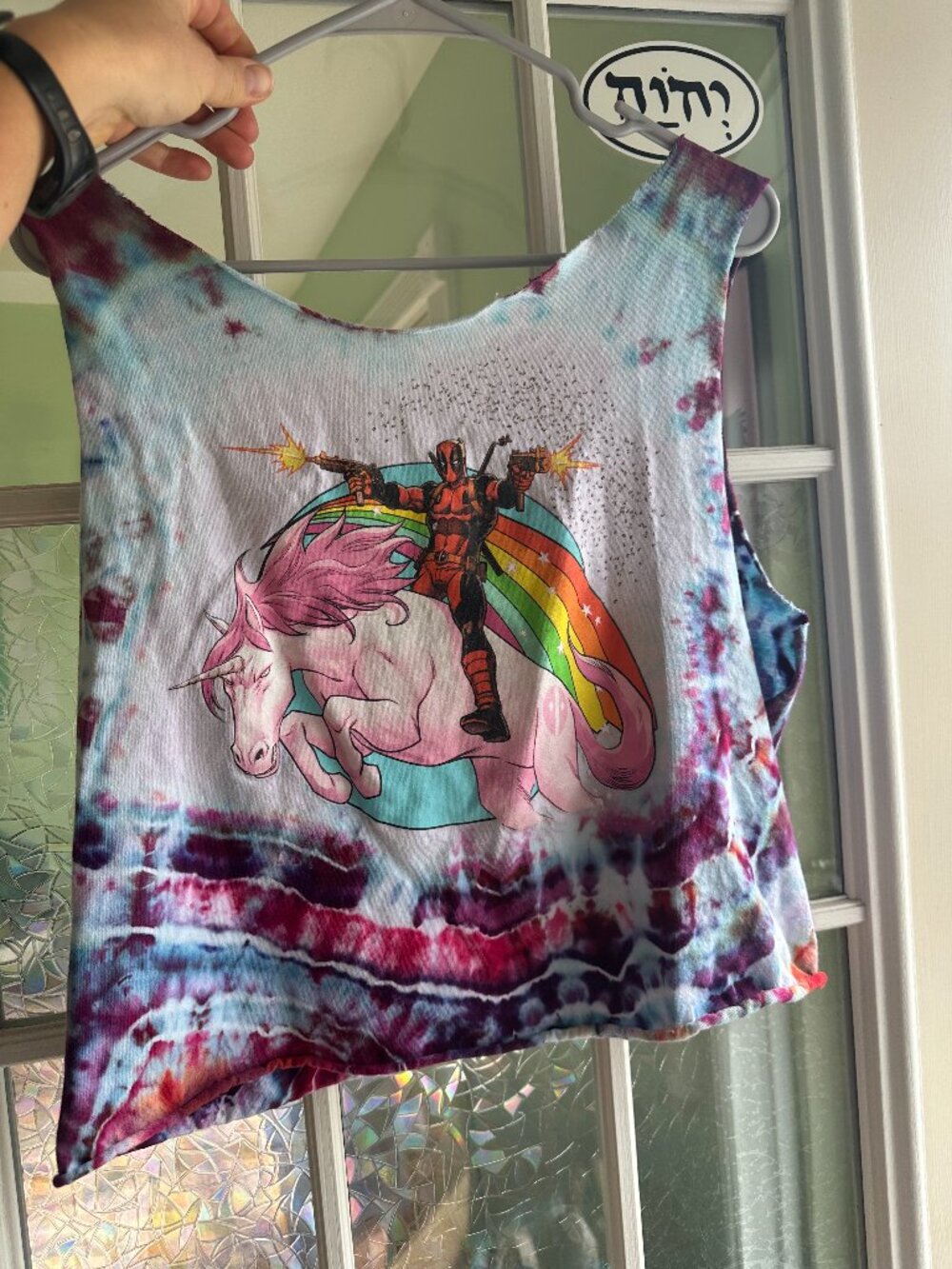 Tie Dye Crop - Deadpool